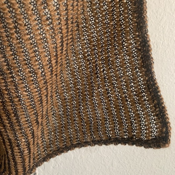 Uterqüe Oversized Colorblock Knit Sweater-Made In Iceland- Loose Gauge Laganlook - Picture 10 of 15